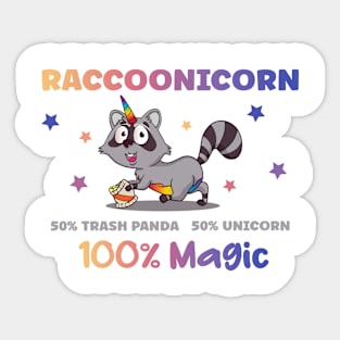 Raccoonicorn Sticker